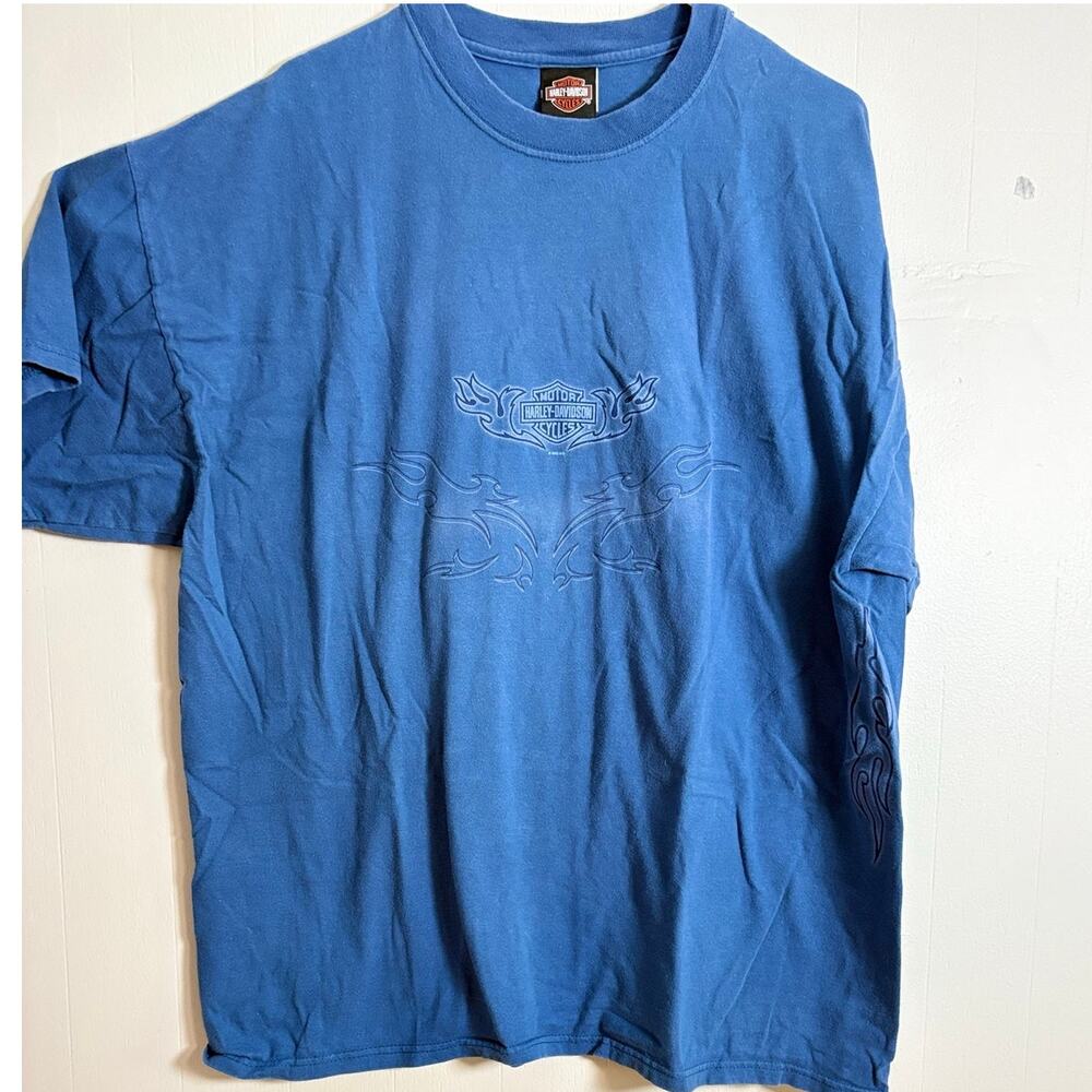 Roanoke Valley Harley-Davidson Roanoke VA XXL Y2K Flame Affliction Style Tee